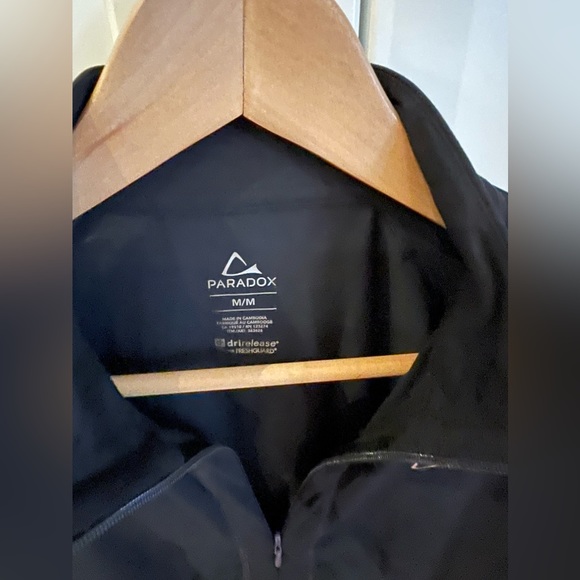 NWT Paradox merino blend black base layer size M - Picture 2 of 9